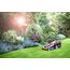 LawnMaster CLMF4841E Akku-Rasenmäher 48V Max 2x24V 4.0Ah Batterie, 41cm 450m² Mulchen 42L, 22-72mm 6-Stufige Schnitthöhenverstellung