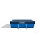 Intex Rectangular Frame Pool - Aufstellpool, Blau - 220 x 150 x 60 cm Cover - Poolabdeckplane - Blau, 300 x 200 x 20 cm - Für Frame