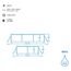 Bestway Steel Pro Framepool ohne Pumpe, eckig, 300 x 201 x 66 cm, 56404-19, Blau