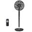 PELONIS Ventilator 16 Zoll, Standventilator mit Fernbedienung Höhenverstellbar, Ventilator Leise Schlafzimmer mit 9 Geschwindigkeitsstufen und 8 Stunden Timer