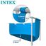 Intex Rectangular Frame Pool - Aufstellpool, Blau - 220 x 150 x 60 cm Cover - Poolabdeckplane - Blau, 300 x 200 x 20 cm - Für Frame