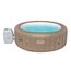 Bestway® LAY-Z-SPA® Whirlpool Palm Springs AirJet™ für 6 Personen, Ø 196 x 71 cm, Taupe