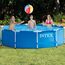 Intex 28202GN Metal Frame Pool - Aufstellpool - Ø 305 x 76 cm,Blau