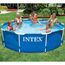Intex 28202GN Metal Frame Pool - Aufstellpool - Ø 305 x 76 cm,Blau