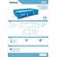 Bestway Steel Pro Framepool ohne Pumpe, eckig, 300 x 201 x 66 cm, 56404-19, Blau