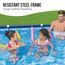 Bestway Steel Pro | Aufstellpool mit Metallrahmen, Familien-Außenpool, 4,0 m