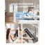 Dreo 20dB Leiser Turmventilator, 10 m Wurfweite 4 Geschwindigstufen 4 Modi 8 Std. Timer 90° oszillierende Ventilator mit Kühlung Fernbedienung für Schlafzimmer, Nomad One, Weiß