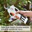 LIGO 7,2 V kabellose Gartenschere – robuster 18 mm Astschneider, wiederaufladbare Lithium-Batterie, elektrische Schere mit Sicherheitsverschluss und ergonomischem Griff