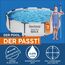 Bestway Steel Pro Max Frame Pool, rund, ohne Zubehör 305 x 76 cm