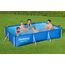 Bestway Steel Pro Framepool ohne Pumpe, eckig, 300 x 201 x 66 cm, 56404-19, Blau