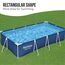 Bestway Steel Pro | Aufstellpool mit Metallrahmen, Familien-Außenpool, 4,0 m