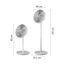 Philips Standventilator Serie 2000. Stark & superleise mit SilentWings Technologie. 19 dB. 2-in-1-Tisch- & Standventilator. Neigung & Oszillation einstellbar. 12-Stunden-Timer. Weiß. (CX2550/00)