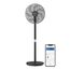 Philips Smart Standventilator Serie 3000. Starke & extrem leise SilentWings-Technologie. 19 dB. 2-in-1-Tisch- & Standventilator. Neig- & drehbar. App-Steuerung. 12-St.-Timer. Schwarz (CX3550/01)