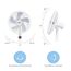 Midea FS40-16CR DC Motor Standventilator leise Extreme,mit Fernbedienung,12 Geschwindigkeiten,12H Timer,4 Modi,LED-Anzeige,energiesparend,22 dB,höhenverstellbar,Luftzirkulation, Weiß