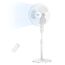 Midea FS40-16JRA Standventilator, Starke Windkraft, Großes Luftvolumen, 40 W Leistung, Fernbedienung, Leiser Betrieb 55 dB-65 dB, Höhenverstellbar: Bis zu 130 mm, Drei-Geschwindigkeits-Einstellung