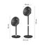 Philips Smart Standventilator Serie 3000. Starke & extrem leise SilentWings-Technologie. 19 dB. 2-in-1-Tisch- & Standventilator. Neig- & drehbar. App-Steuerung. 12-St.-Timer. Schwarz (CX3550/01)
