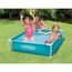 Intex 57173NP - Mini Frame Pool Blau, Stahl und PVC, Blau, 122x122x30 cm