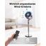 Dreo 20dB leiser Standventilator, 120°+120° Omni-direktionale oszillierende Ventilator, 26M Windentfernung, 1200m³/h Luftvolumen Echt Turbo-Luftzirkulator Fans, 102CM Höhe 3 Modi 8-Geschwindigkeit