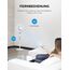 Midea FS40-23MR Standventilator mit 3 Geschwindigkeiten, Teleskophöhe und -größe, Fernbedienung, duales Beschleunigungssystem, 90-Grad-Schwingung nach links und rechts