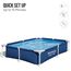 7'3" x 59" x 17"/2.21m x 1.50m x 43cm Pool