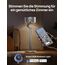 DREO Smart Standventilator mit RGB Light, 120° +120° Oszillierender Ventilator mit Fernbedienung, 20dB Leiser Bodenventilator für Schlafzimmer, 8H Timer, Silber