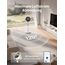 Dreo Smart Standventilator mit RGB Light, 120° +120° Oszillierender Ventilator mit Fernbedienung, 20dB Leiser Bodenventilator für Schlafzimmer, 90ft, 8H Timer, Weiß