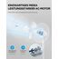 Midea FS40-16JRA Standventilator, Starke Windkraft, Großes Luftvolumen, 40 W Leistung, Fernbedienung, Leiser Betrieb 55 dB-65 dB, Höhenverstellbar: Bis zu 130 mm, Drei-Geschwindigkeits-Einstellung