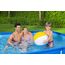 Bestway Steel Pro Frame Pool Set, viereckig 300x201x66 cm Stahlrahmenpool-Set mit Filterpumpe, blau