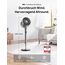 Dreo 20dB leiser Standventilator, 120°+120° Omni-direktionale oszillierende Ventilator, 26M Windentfernung, 1200m³/h Luftvolumen Echt Turbo-Luftzirkulator Fans, 102CM Höhe 3 Modi 8-Geschwindigkeit