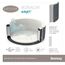 Bestway LAY-Z-SPA WLAN-Whirlpool Boracay AirJet Ø 180 x 66 cm, rund