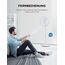 Midea FS40-16JRA Standventilator, Starke Windkraft, Großes Luftvolumen, 40 W Leistung, Fernbedienung, Leiser Betrieb 55 dB-65 dB, Höhenverstellbar: Bis zu 130 mm, Drei-Geschwindigkeits-Einstellung