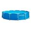Intex 28212NP – Aufstellpool Metal Frame Rund, Filterpumpe 2006 L/h, 6503 L, Stahl und PVC, Blau, 366x76 cm