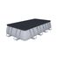 BESTWAY Power Steel Rectangular Pool Set 549x274x122 cm, Stahlrahmenpool-Set mit Filterpumpe und Zubehör