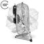 TROTEC Bodenventilator TVM 12 – 37 Watt, Neigungswinkel 100°, 3 Stufen, Ø 30 cm, kippfester Stand, leise, Silber