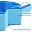Jolitac Faltbarer Hundepool Swimmingpool Hunde Katze Doggy Pet Pool Haustierpool Badewanne Schwimmbecken Haustier Planschbecken mit Ablassventil (Small 80 x 20 cm)