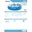 Bestway Steel Pro Frame Pool ohne Pumpe, rund 366x76cm Stahlrahmenpool, blau, 56706-19