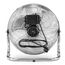 TROTEC Bodenventilator TVM 14 – 44 Watt, Neigungswinkel 100°, 3 Stufen, Ø 35 cm, kippfester Stand, leise, Silber