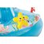 INTEX Aufblasbarer Kinderpool unter dem Meer: aufblasbarer Kinderpool mit Wassersprüher und Rutsche – Splash Pad – 309,9 x 193 x 71,1 cm – ab 3 Jahren