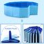 Jolitac Faltbarer Hundepool Swimmingpool Hunde Katze Doggy Pet Pool Haustierpool Badewanne Schwimmbecken Haustier Planschbecken mit Ablassventil (Small 80 x 20 cm)