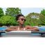 Bestway Steel Pro MAX Frame Pool Komplett-Set mit Filterpumpe Ø 427 x 122 cm, lichtgrau, rund