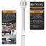 Brandson - Standventilator 50 W - Standlüfter 40 cm - Ventilator höhenverstellbar – Neigungswinkel 30° verstellbar - hoher Luftdurchsatz - 3 Geschwindigkeitsstufen – Oszillation 80° - weiß
