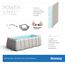 BESTWAY Power Steel Rectangular Pool Set 549x274x122 cm, Stahlrahmenpool-Set mit Filterpumpe und Zubehör
