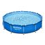 Bestway Steel Pro Frame Pool Set, rund, ohne Pumpe, 366 x 76 cm, 56706, Blau, Ø 366 x 76 cm
