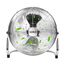 OZAVO Standventilator, Windmaschine ⌀45 cm mit 3 Laufgeschwindigkeiten, Bodenventilator Power, Tischventilator Metall, Luftkühler, verstellbare Neigungswinkel, 80 W