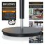 Brandson - DC Standventilator energiesparend ECO - Fernbedieung - Brushless Silent Motor, sehr leise - Preisträger 2025 – Oszilation - Ventilator Timer – 9 Stufen - Turbo Modus - schwarz