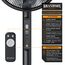Brandson - DC Standventilator energiesparend ECO - Fernbedieung - Brushless Silent Motor, sehr leise - Preisträger 2025 – Oszilation - Ventilator Timer – 9 Stufen - Turbo Modus - schwarz