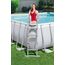 BESTWAY Power Steel Rectangular Pool Set 412x201x122 cm, Stahlrahmenpool-Set mit Filterpumpe und Zubehör