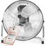ProfiCare® Windmaschine mit 40 cm Ø | Ventilator verstellbarer Winkel | Bodenventilator 3 Stufen | Ventilator leise aus Metall | Luftkühler | Standlüfter | Raumkühler | PC-VL 3065 WM chrom