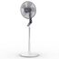 Rowenta VU5645 Turbo Silence Standventilator, extra leise mit Nachtmodus 45 dB, höhenverstellbar, große Reichweite 8m, 4 Geschwindigkeitsstufen, Schwenkfunktion, extrem stark - bis zu 80 m³/min