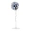 Rowenta VU5840 Turbo Silence Extreme+ Standventilator | mit 4 Geschwindigkeiten | automatische Oszillation | Silence-Nacht-Modus | Turbo-Boost | verstellbare Höhe | Weiß
